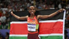 Chebet smashes own women’s 5km world record