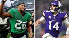 Darnold shines for Vikings & Barkley hits landmark