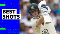 Watch best shots of Smith’s record century against India