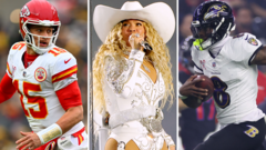 Mahomes, Jackson, Beyonce star on Christmas Day in NFL