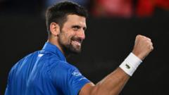 ‘Blessed’ Djokovic breaks Federer record in Melbourne win