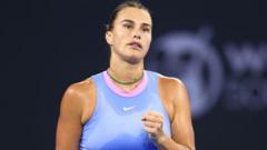 Sabalenka sets up Brisbane semi-final with Andreeva