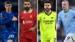 Most goals and best defences – the winners in 2024’s Premier League stats