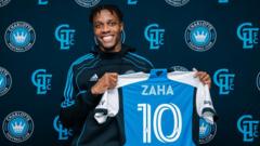 Zaha joins Charlotte FC on year-long loan