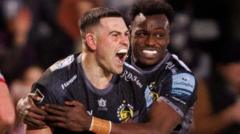 Exeter beat Saracens for rare Premiership victory