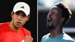 Tien and Monfils score wins for the ages in Melbourne