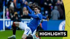 Watch best of action as Rangers beat Celtic in derby