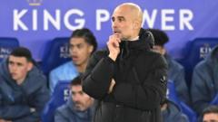 Guardiola accepts blame for Man City poor form