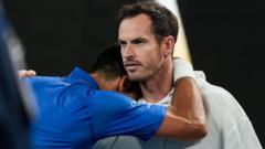 ‘I’m grateful he’s there’ – Djokovic hails coach Murray