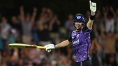 Owen’s 39-ball century leads Hobart to Big Bash title