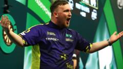 Littler thrashes Bunting to set up Van Gerwen final