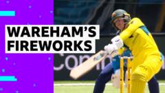 Wareham’s cameo caps off brilliant Australia innings