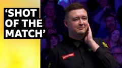 Wilson pots ‘shot of the match’ against Brecel