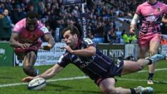 Penaud hat-trick all but ends Exeter last-16 hopes