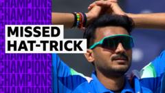 ‘He can’t believe it!’ – Rohit drop denies Axar hat-trick