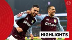 Villa reach FA Cup fifth round with win against Spurs