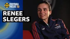 Football Focus: Alex Scott meets Arsenal boss Renee Slegers