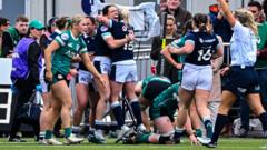 Scotland edge out Ireland with last-minute McGhie try