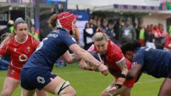 France beat brave Wales to remain on course for title