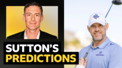 Sutton’s Premier League & FA Cup semi-final predictions v golf superstar Lee Westwood