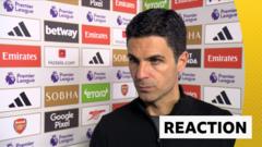 Arsenal ‘dropped the standards’ – Arteta