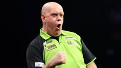 Van Gerwen wins German Grand Prix after nine-darter
